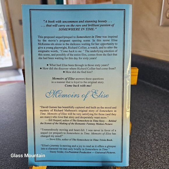 SOLD - Memoirs of Elise Somewhere in Time Sequel Signed 2nd Edition Paperback - Picture 2 of 7